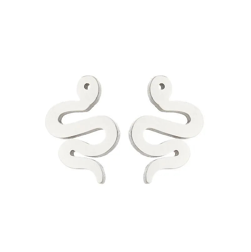 Aretes de animalitos con baño de oro 18K en acero 304 para mujer - imagen 18