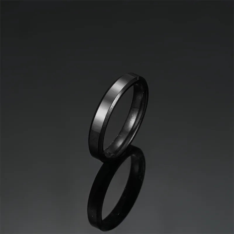 Anillos de acero inoxidable 304 con diseño geométrico, estilo punk - imagen 31