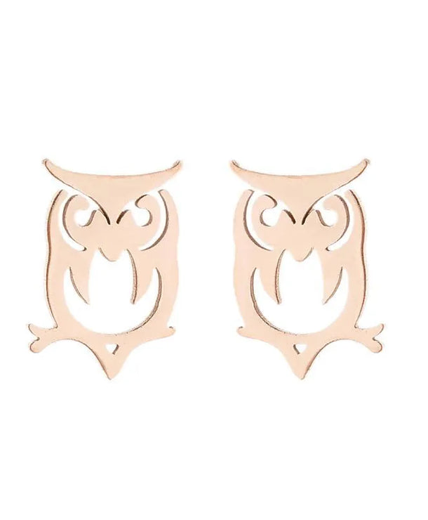 Aretes de animalitos con baño de oro 18K en acero 304 para mujer - imagen 12