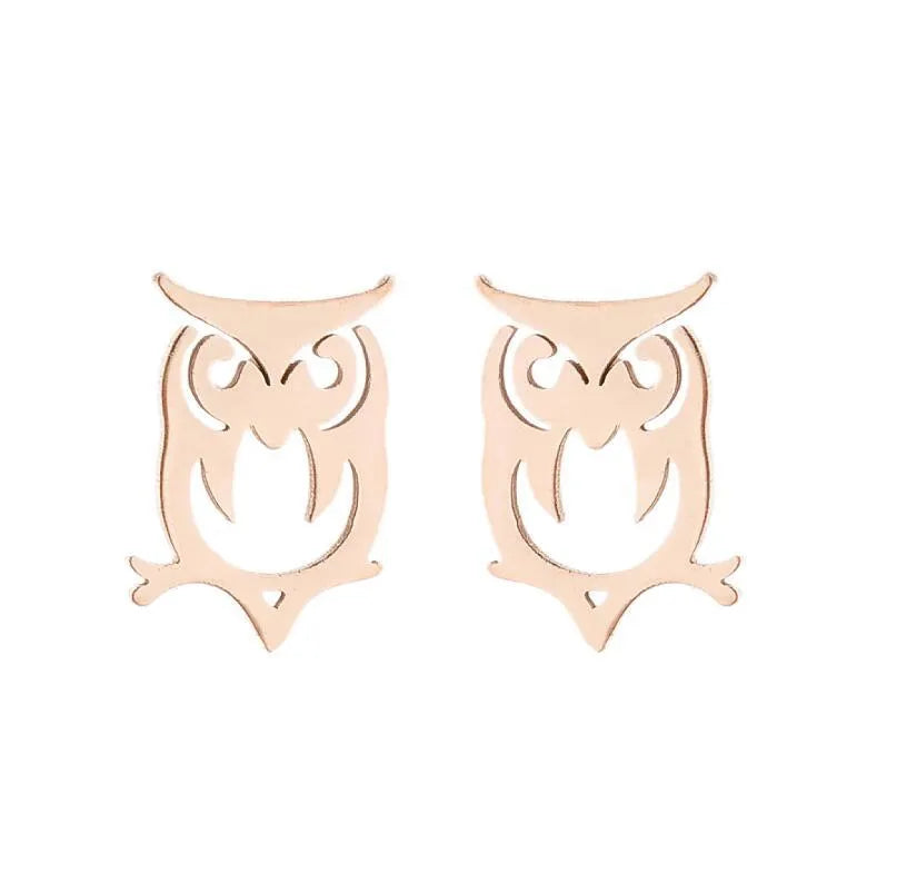 Aretes de animalitos con baño de oro 18K en acero 304 para mujer - imagen 12